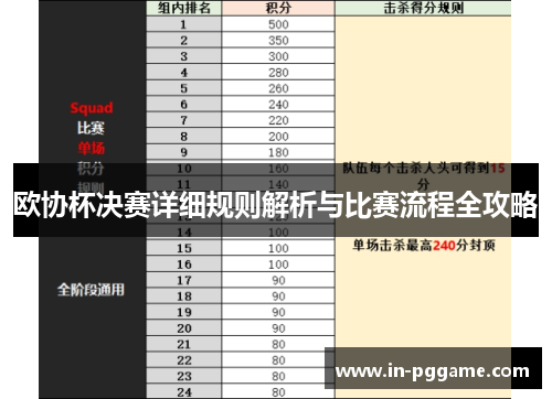 欧协杯决赛详细规则解析与比赛流程全攻略
